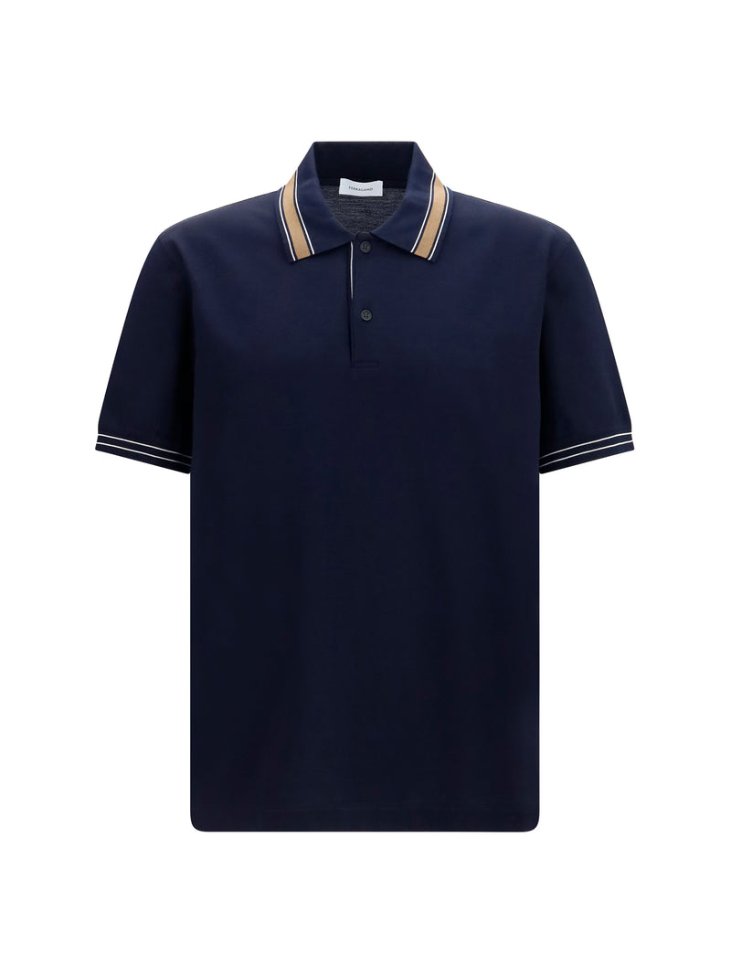 Ferragamo Ferragamo Cotton Piqué Polo Shirt - World Class Fashion