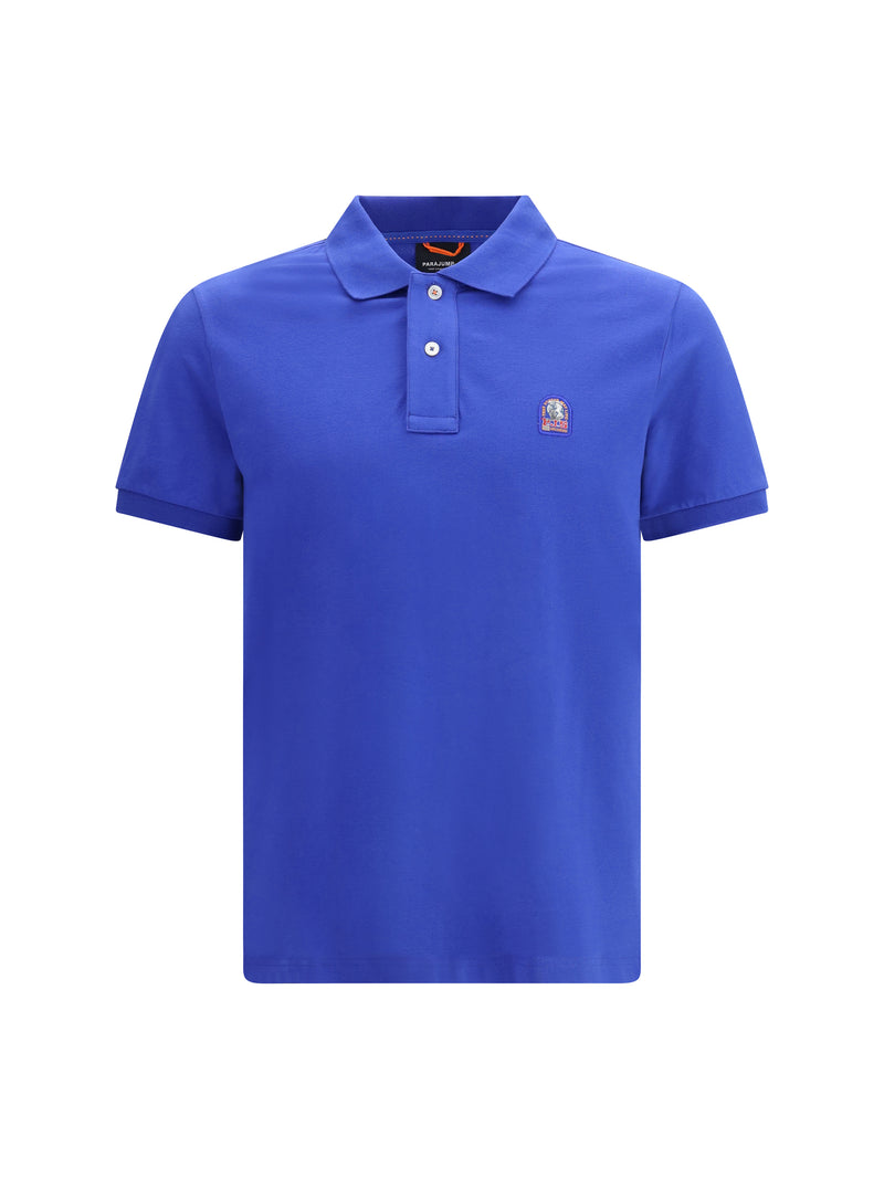Parajumpers Parajumpers Polo With Logo Application Royal - World Class Fashion