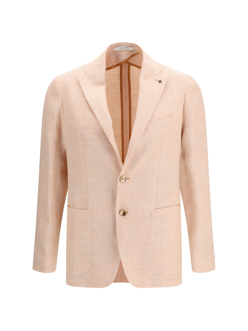 Tagliatore Tagliatore Linen Blazer Arancio - World Class Fashion