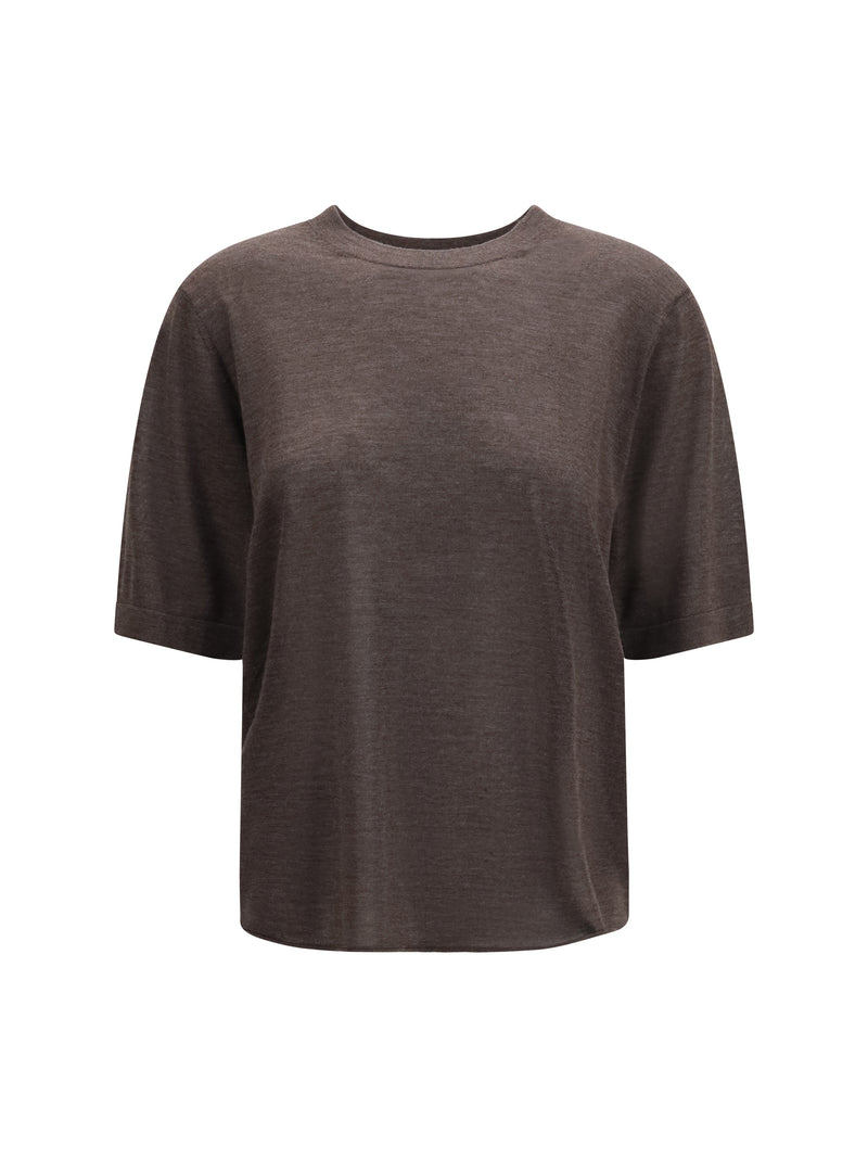 Loulou De Saison Loulou De Saison Nala T-shirt Brown Melange - World Class Fashion