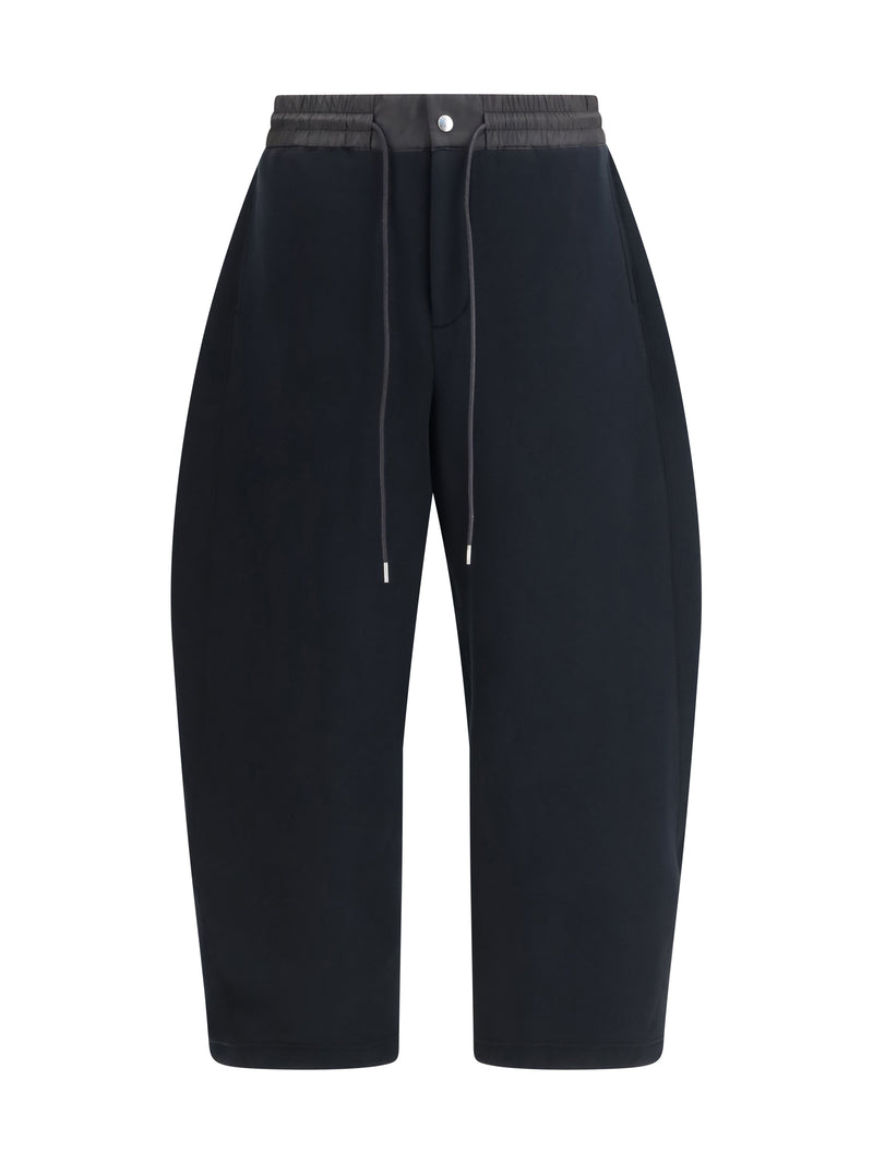 Sacai Sacai Cotton Sweatpants Black Men - World Class Fashion