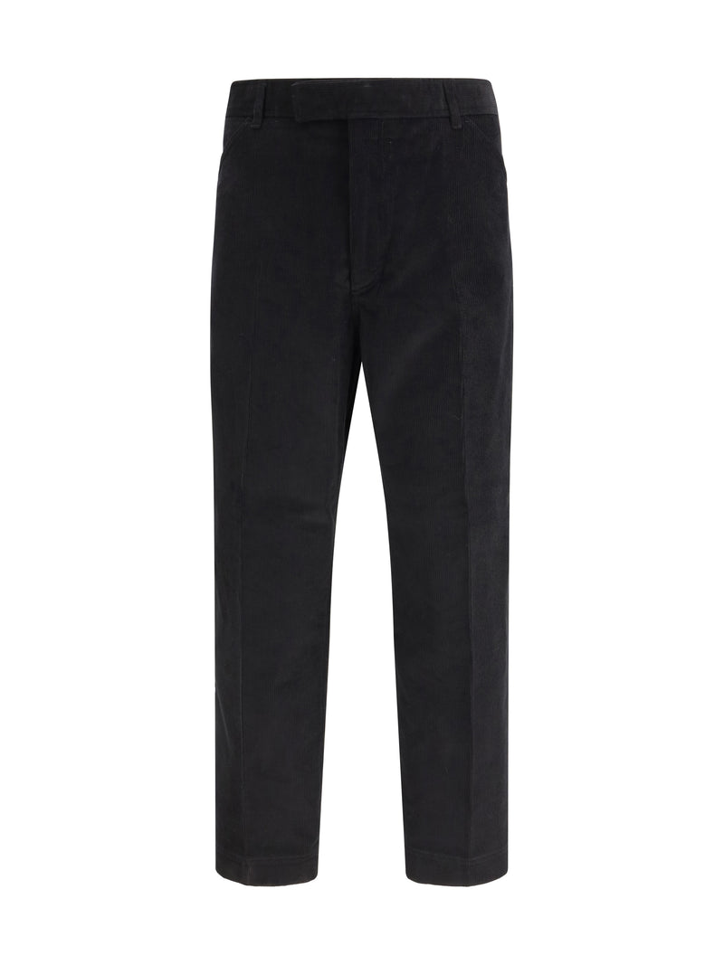 Thom Browne Thom Browne Corduroy Chino Pants Black Men - World Class Fashion