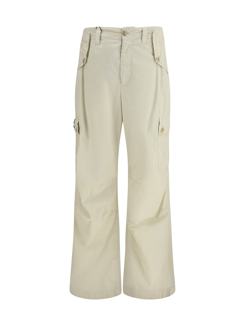 Dolce & Gabbana Dolce & Gabbana Poplin Pants Pergamena Medio - World Class Fashion