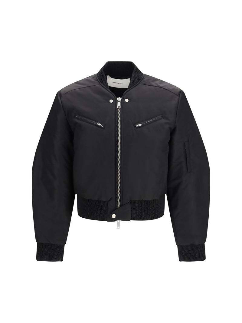 Entire Studios Entire Studios Arc Bomber Black Nylon - World Class Fashion