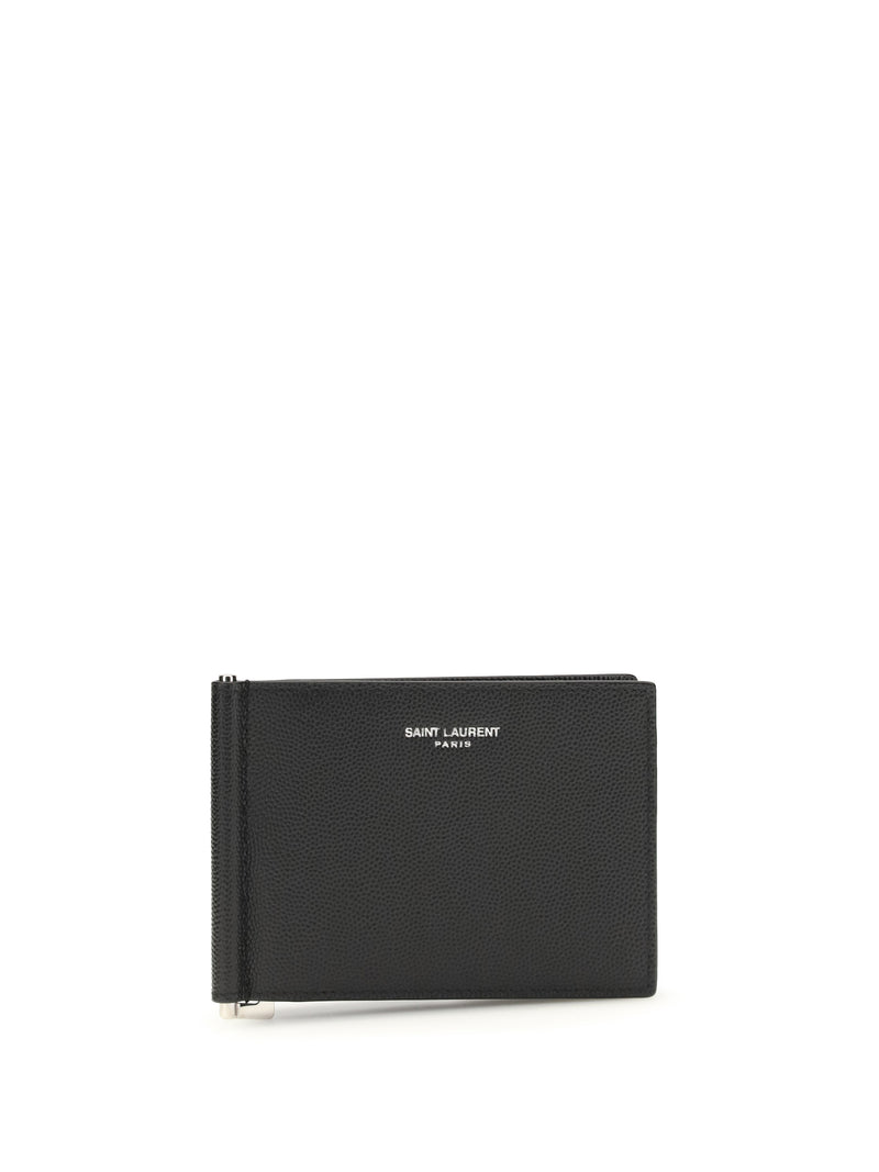 Saint Laurent Saint Laurent Leather Wallet - World Class Fashion