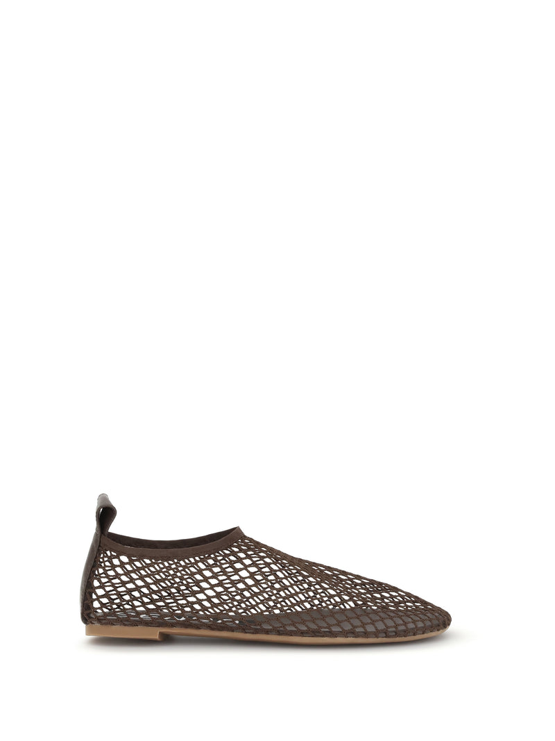 Senso Senso Cordelia High Mesh Ballerinas Chocolate - World Class Fashion