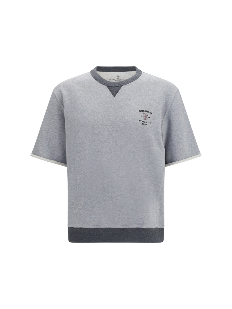 Brunello Cucinelli Brunello Cucinelli Melange Fabric T-shirt - World Class Fashion