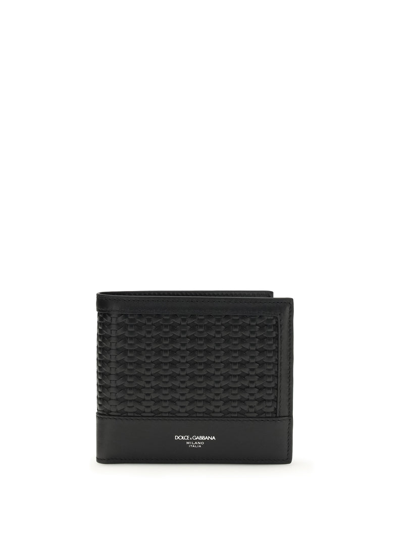 Dolce & Gabbana Dolce & Gabbana Plongé Leather Wallet Nero - World Class Fashion