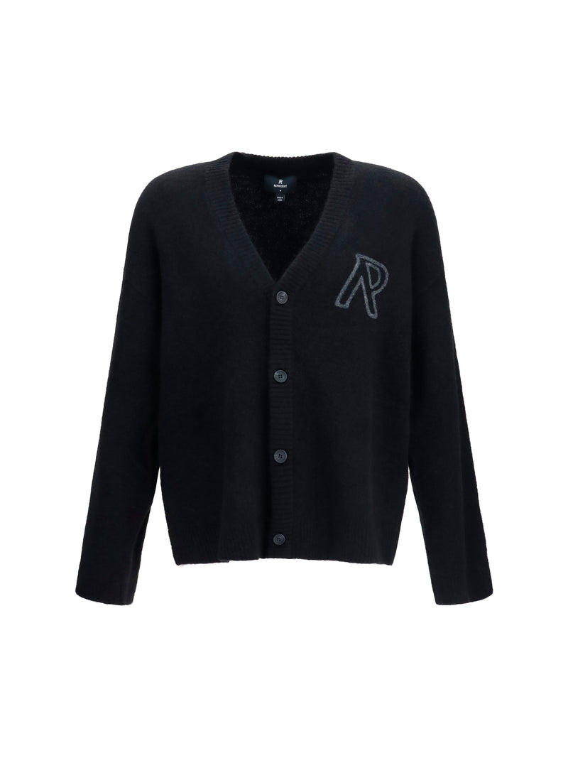 Represent Represent Buttoned V-neck Cardigan Black Men - World Class Fashion