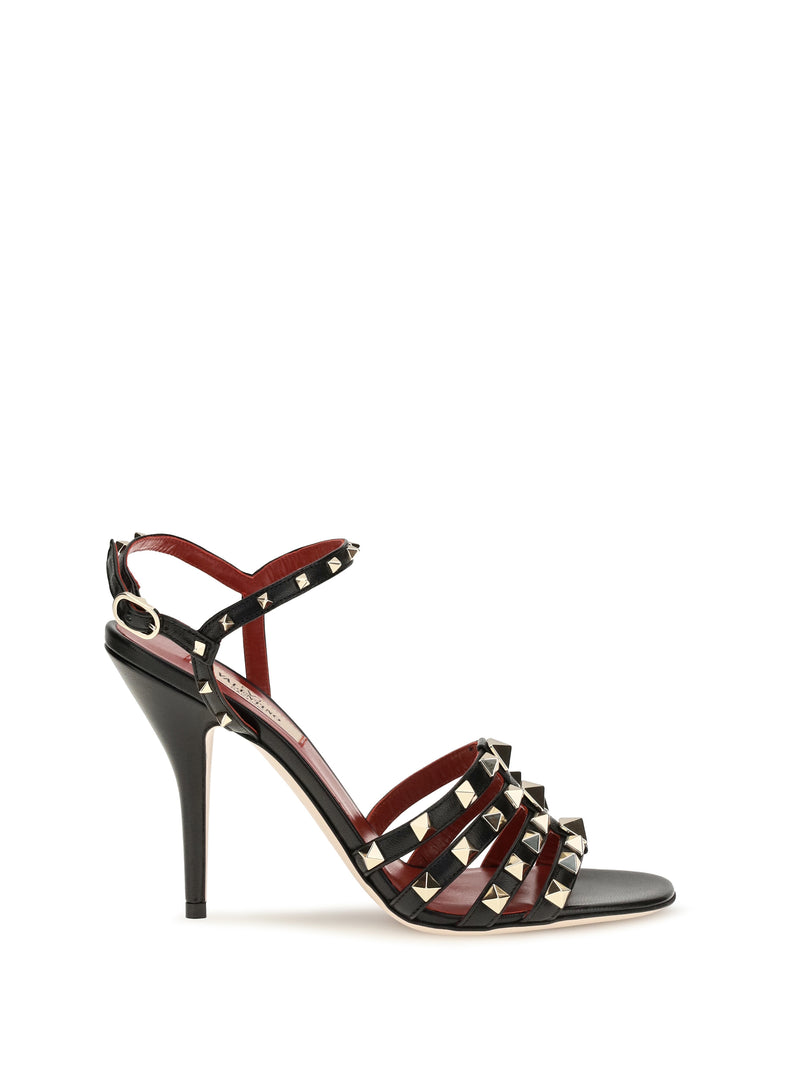 Valentino Garavani Valentino Garavani Rockstud Kidskin Sandals - World Class Fashion