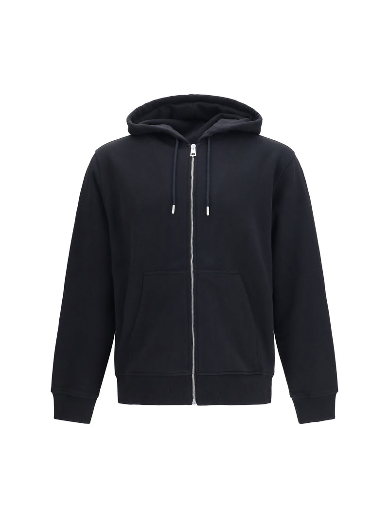 Givenchy Sudadera Givenchy con capucha y cremallera con estampado negativo fotográfico negra - World Class Fashion