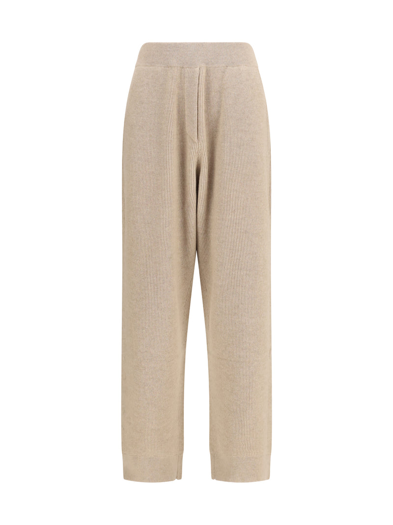 Brunello Cucinelli Brunello Cucinelli Cashmere Pants Camel Women - World Class Fashion