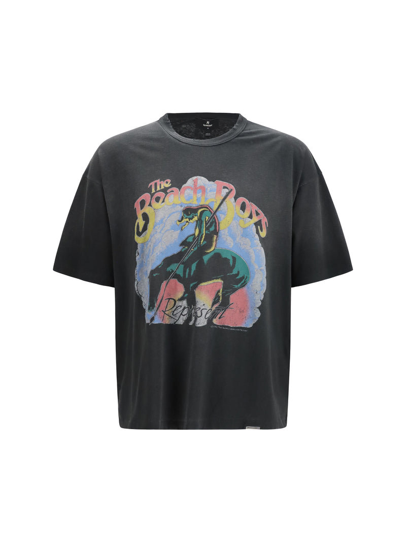 Represent Represent Beach Boys Endless Summer T-shirt Stained Black - World Class Fashion