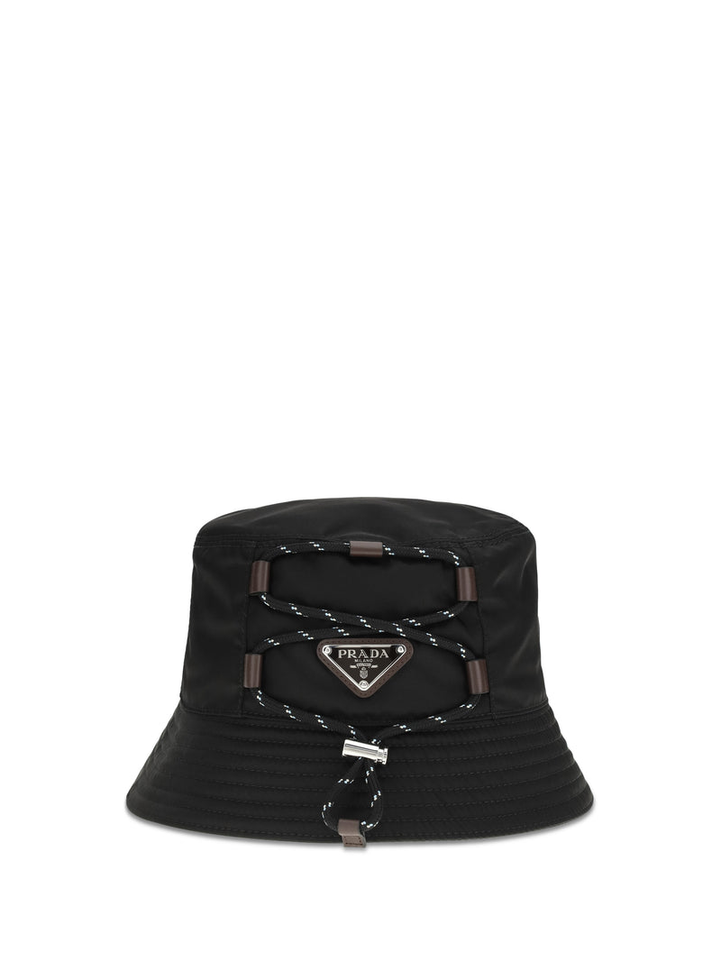 Prada Prada Nylon Bucket Hat Nero - World Class Fashion
