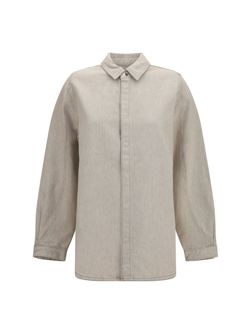 Jacquemus Jacquemus Amelo-de-Nimes Denim Shirt Light Beige - World Class Fashion