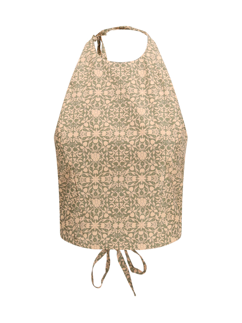 Kristina Ti Kristina Ti Sleeveless Halter Top - World Class Fashion