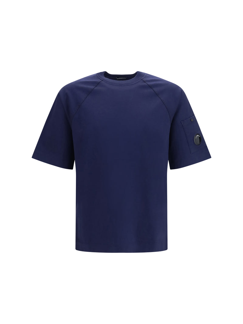 C.P. Company C.P. Company Mercerized Cotton T-Shirt Peacoat - World Class Fashion