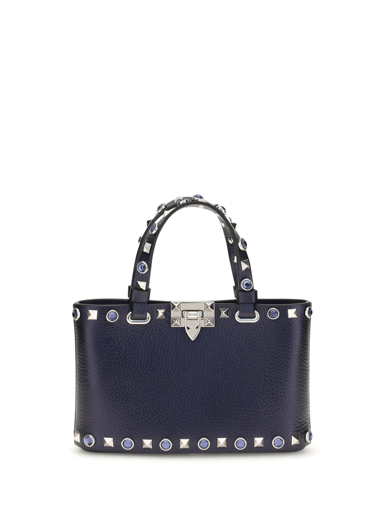 Valentino Garavani Valentino Garavani Rockstud Mini Handbag Purplish Navy - World Class Fashion
