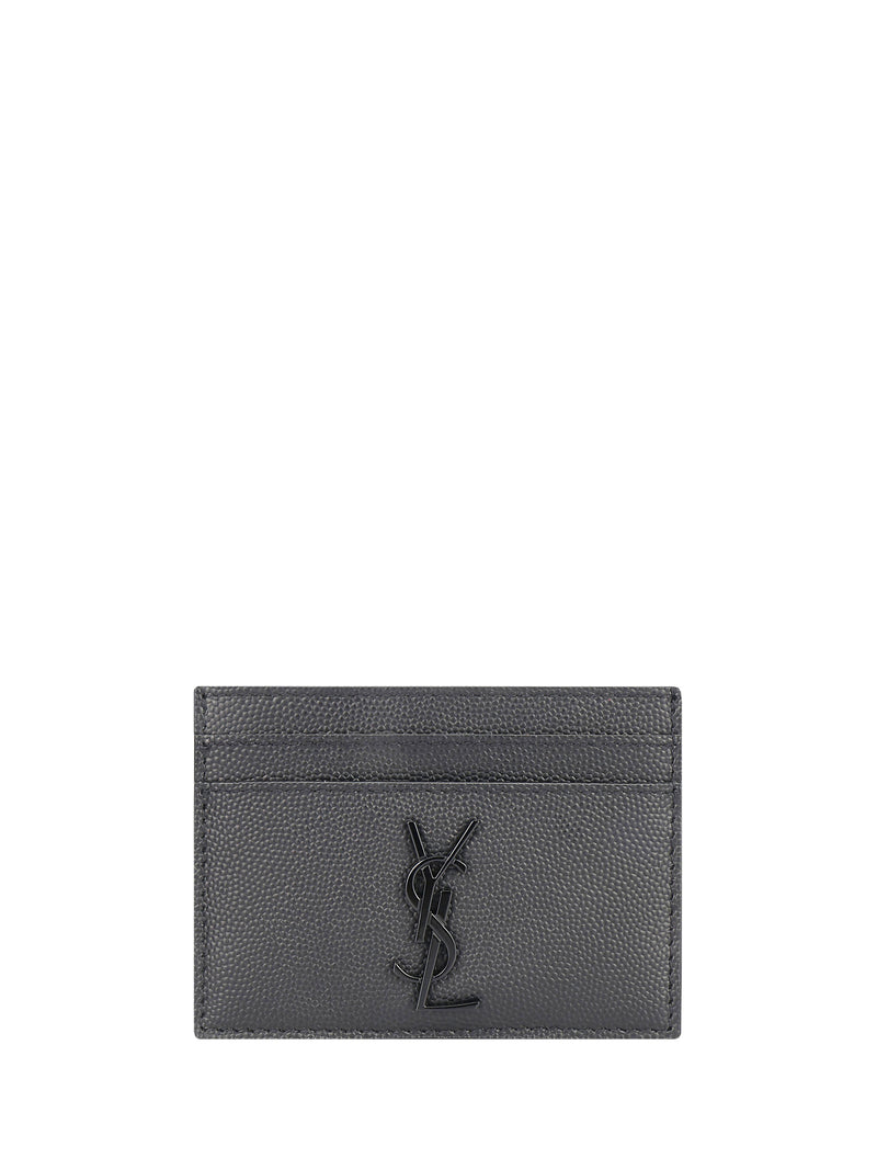 Saint Laurent Saint Laurent Leather Cardholder - World Class Fashion