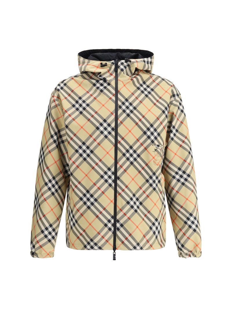 Burberry Burberry Reversible Waterproof Jacket Sand IP Check - World Class Fashion