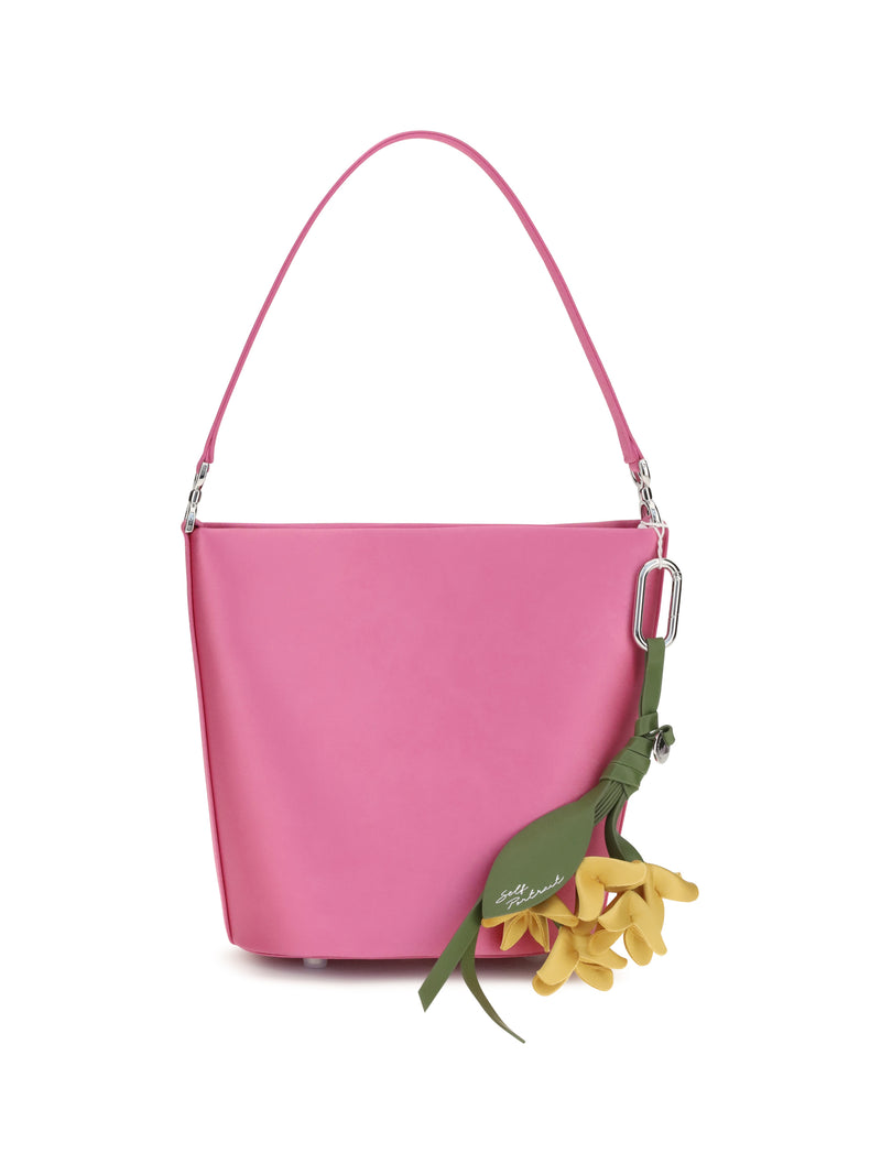 Self-portrait Bolso bombonera de satén de Self-portrait, color rosa - World Class Fashion