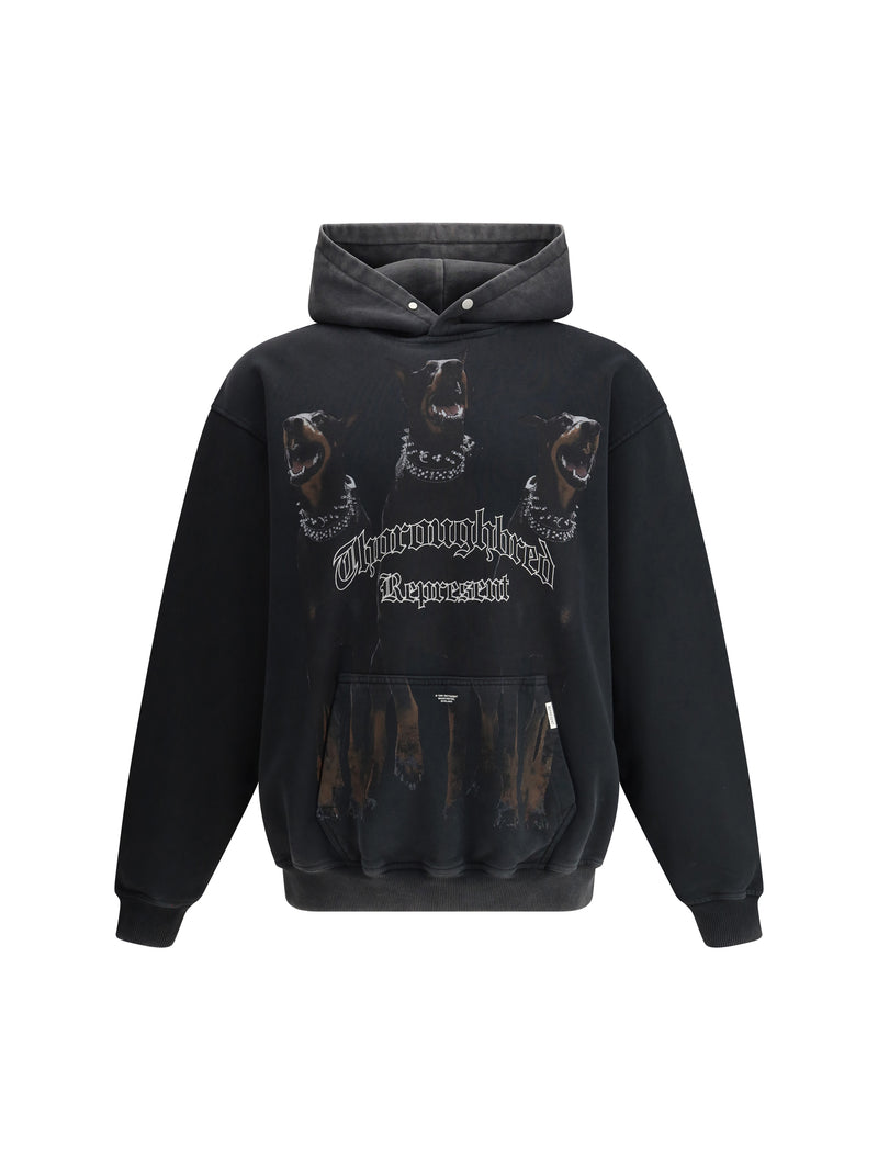 Represent Represent Thoroughbred Hoodie Vintage Black - World Class Fashion