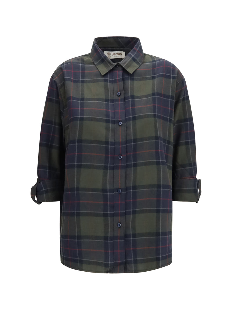 Barbour Barbour Elishaw Check Shirt Shadow Classic Tartan - World Class Fashion