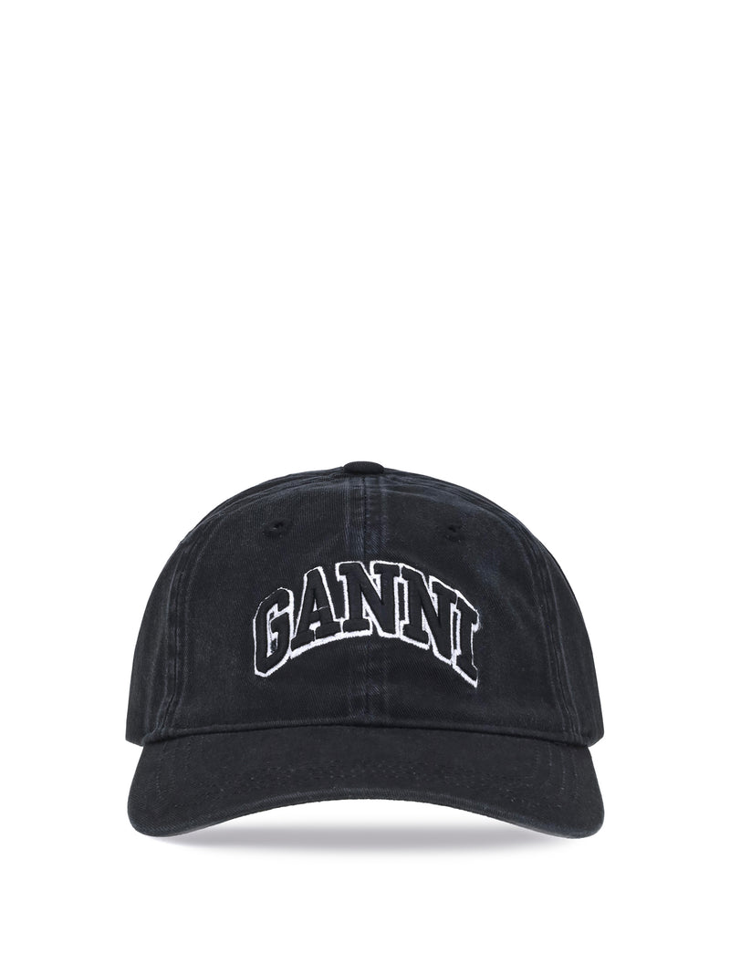 Ganni Ganni Logo Baseball Cap - World Class Fashion
