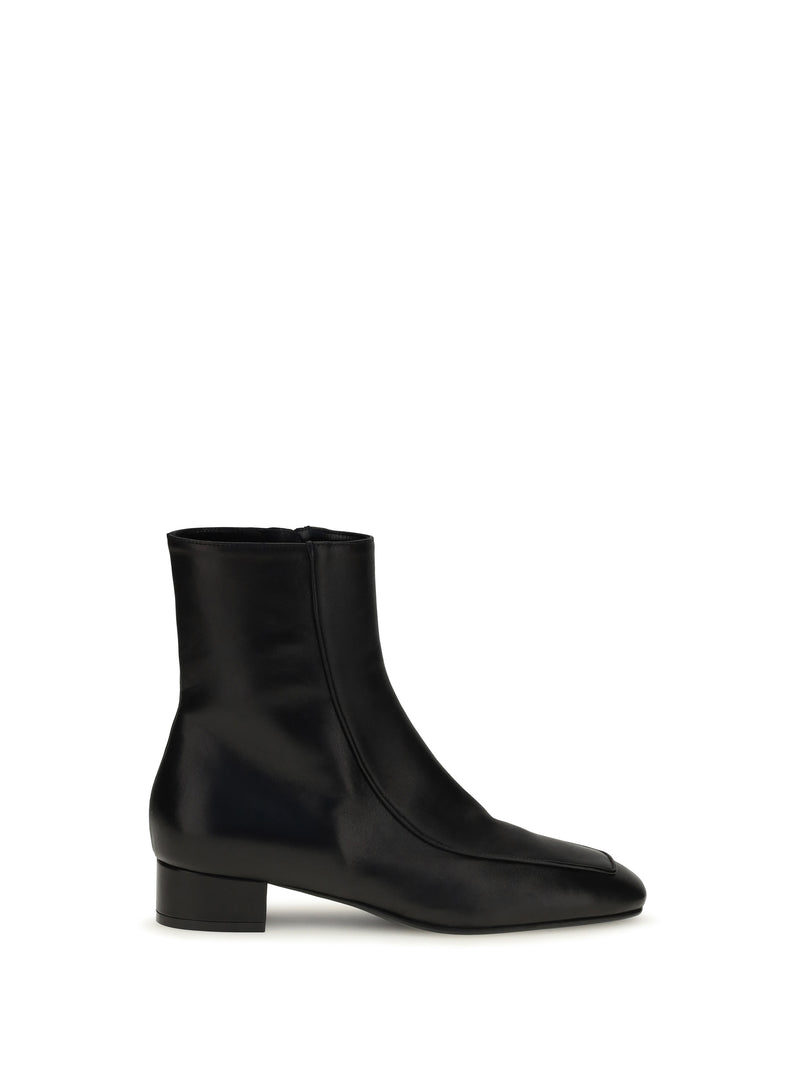 Herbert Levine Herbert Levine Shadow Ban Leather Ankle Boots Black - World Class Fashion