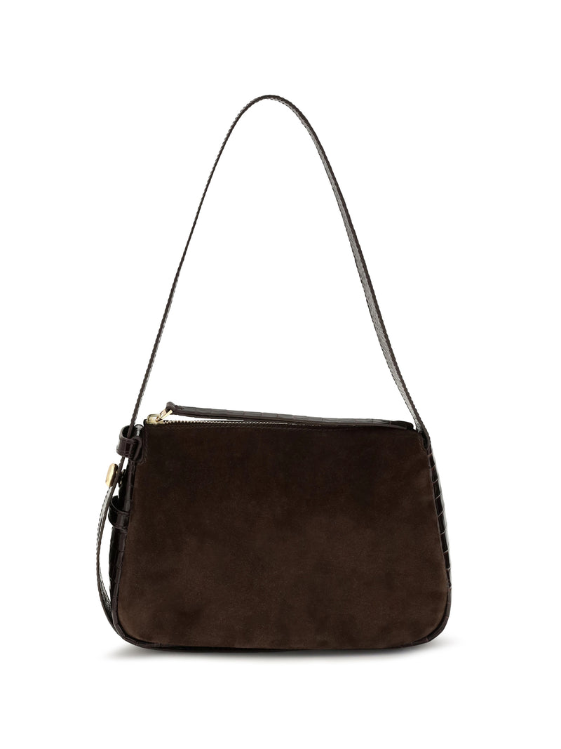 Tory Burch Tory Burch Small Romy Suede Shoulder Bag - World Class Fashion