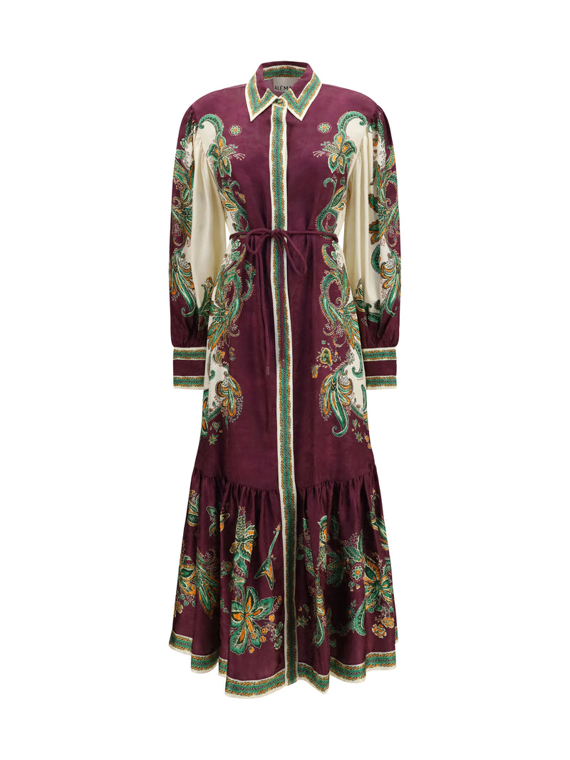 Alemais Vestido camisa Alemais Ruthie multicolor - World Class Fashion