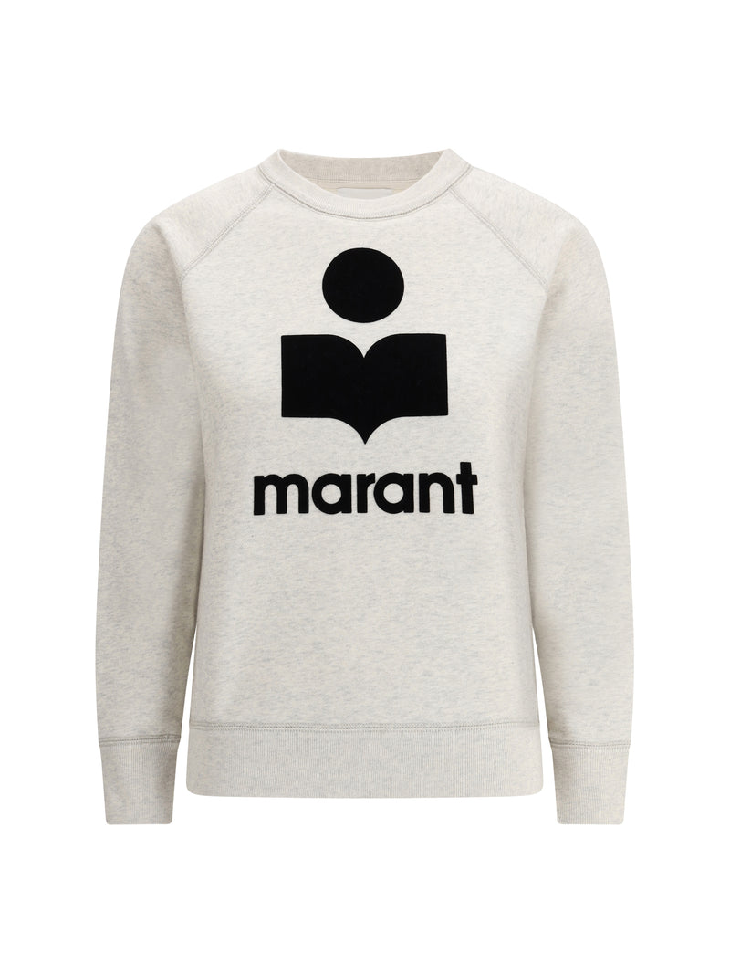 Marant Étoile Marant Étoile Cotton Sweatshirt Ecru Women - World Class Fashion