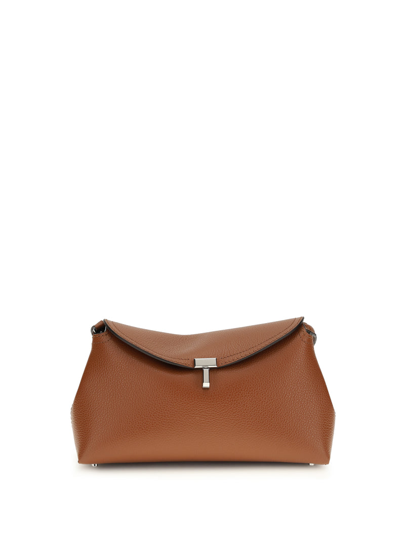 Toteme Toteme T-lock Clutch Bag Sienna - World Class Fashion