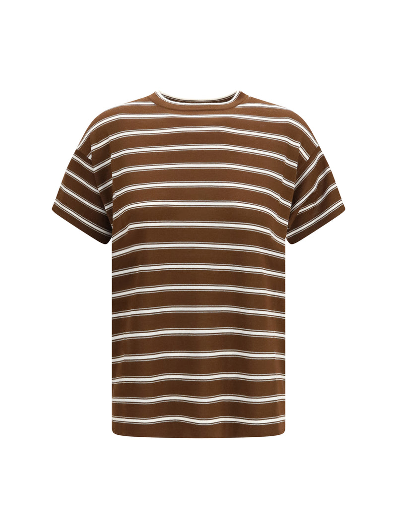 Brunello Cucinelli Brunello Cucinelli Knitted Shirt Cacao Beige Panama - World Class Fashion