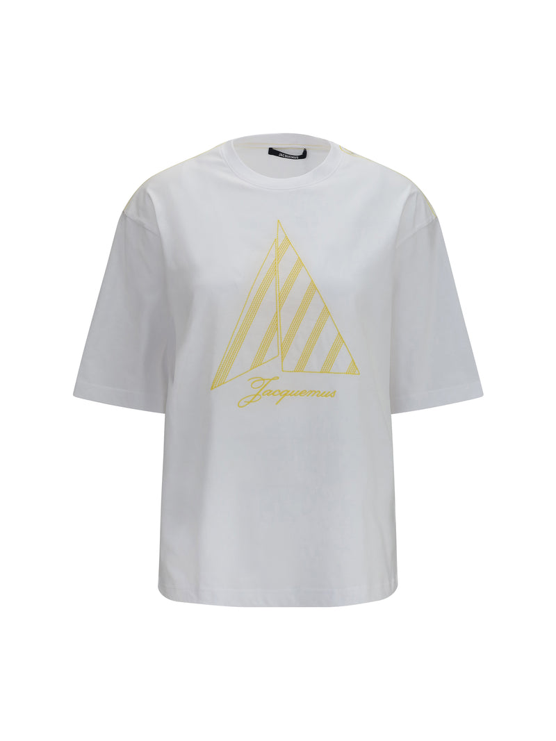Jacquemus Jacquemus Voilier T-shirt Embroidery Yellow Sails W - World Class Fashion