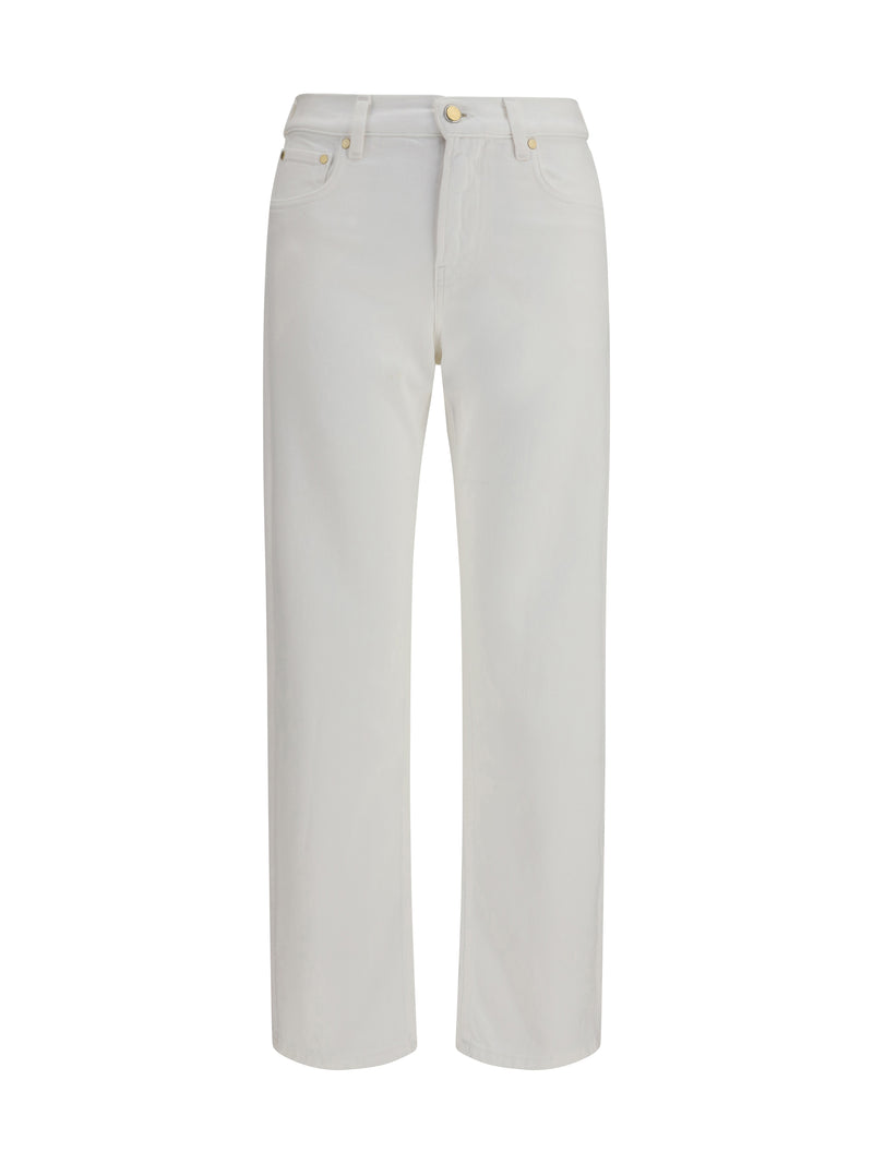 Umit Benan Umit Benan Victoria Jeans White Women - World Class Fashion