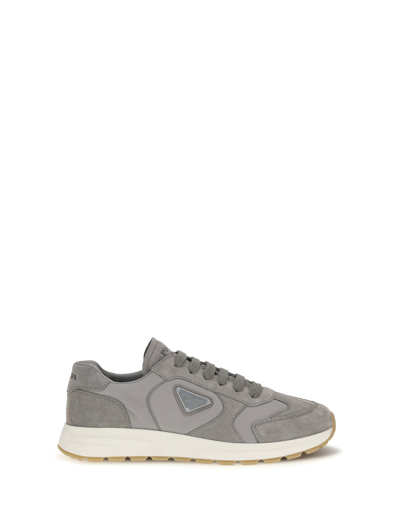 Prada Prada Prax 01 Re-Nylon Sneakers Grey Men - World Class Fashion