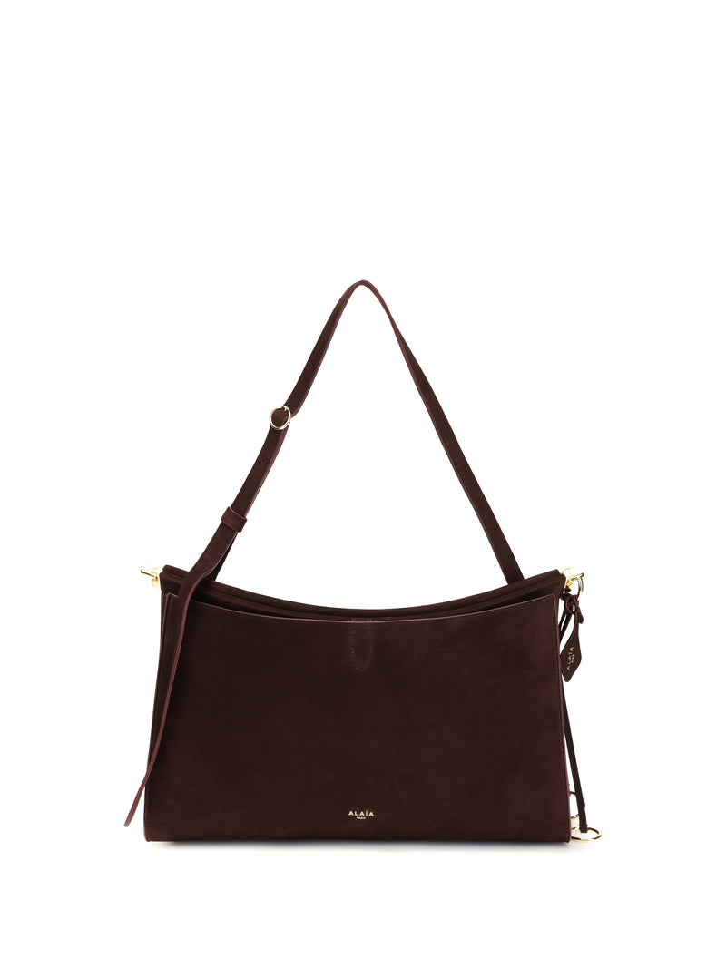 Alaia Alaïa Le Click Pocket Shoulder Bag Bordeaux - World Class Fashion