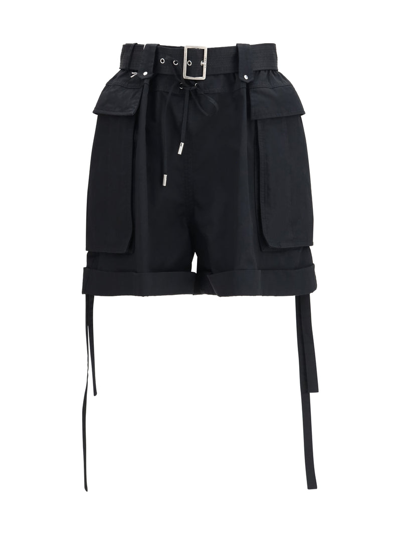 Alexander McQueen Alexander McQueen Cotton Shorts Black Women - World Class Fashion