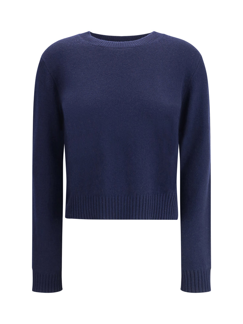 Lisa Yang Lisa Yang Mable Cashmere Sweater Navy - World Class Fashion