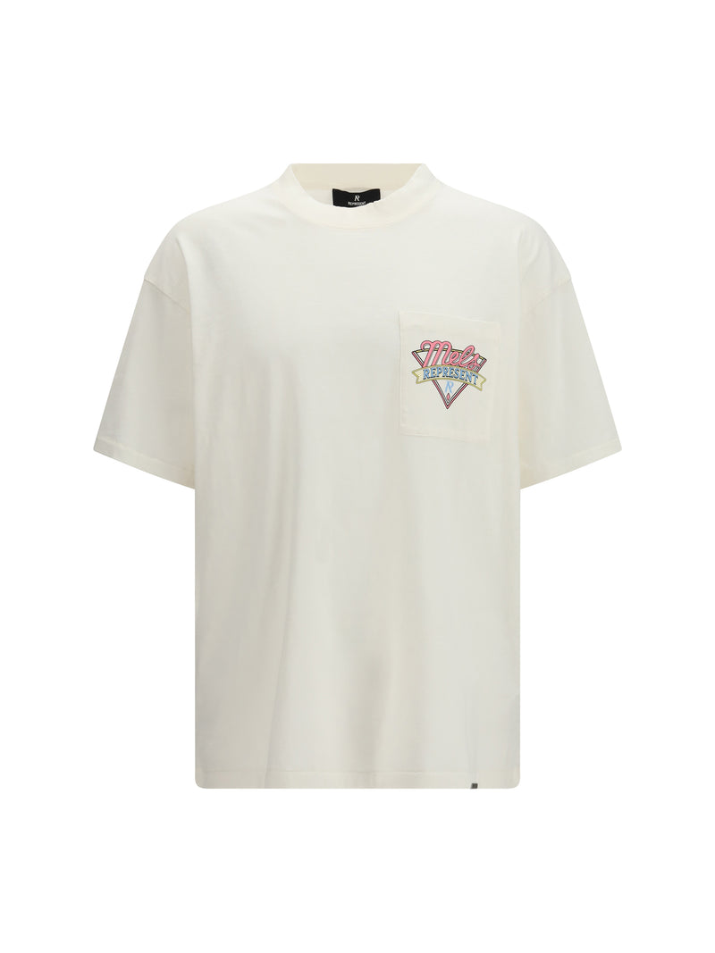 Represent Represent Mel’s Diner T-shirt Flat White - World Class Fashion