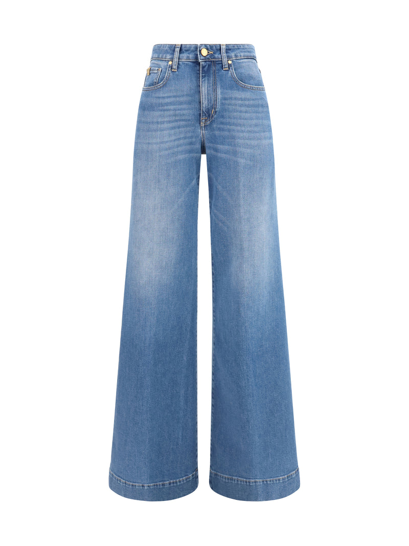 Jacob Cohen Jacob Cohen Wide-leg Jeans Dark Blue Women - World Class Fashion