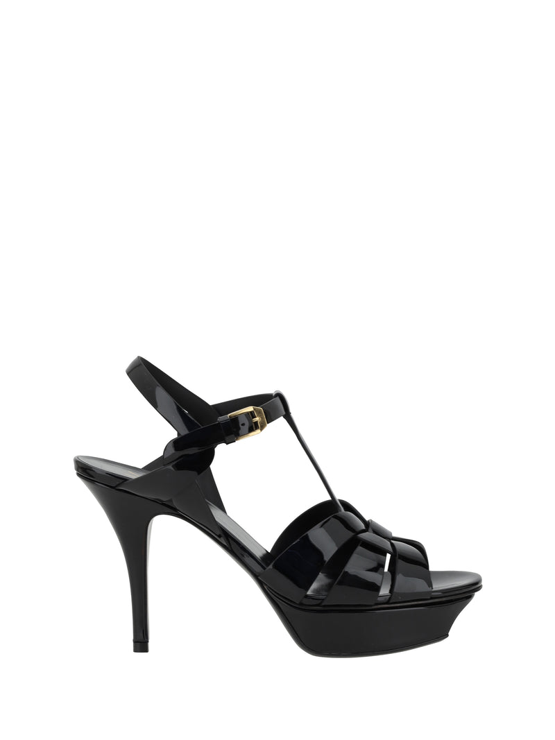 Saint Laurent Saint Laurent Tribute Sandals Black Women - World Class Fashion