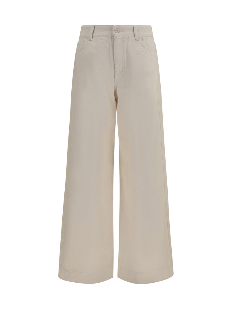 Max Mara Weekend Max Mara Weekend Canneti Cotton Bull Pants Multicolor - World Class Fashion