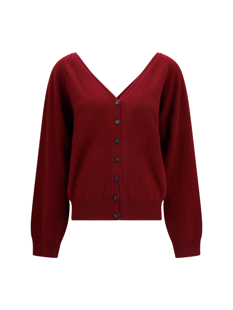 Lisa Yang Lisa Yang Jiani Cashmere Cardigan Deep Plum - World Class Fashion