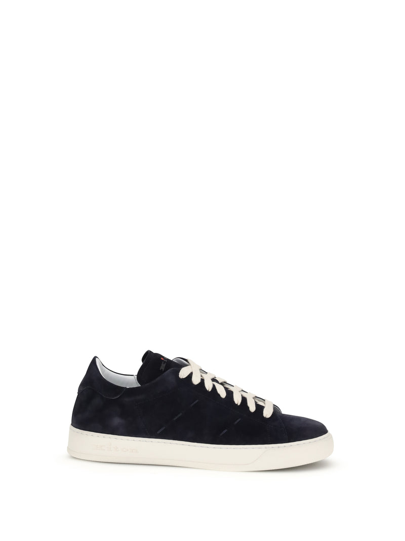 Kiton Kiton Lace-up Sneakers Blue Men - World Class Fashion