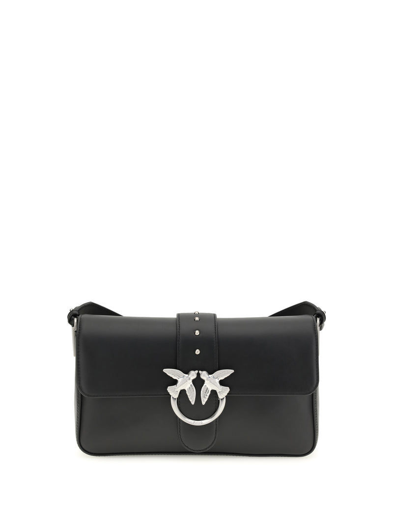 Pinko Pinko Love One Shoulder Bag Nero Limousine - World Class Fashion