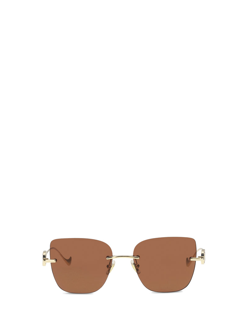 Valentino Garavani Valentino Garavani Geometric Metal Sunglasses 002 - World Class Fashion