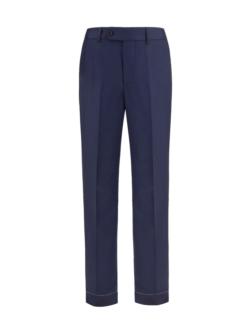 Brunello Cucinelli Brunello Cucinelli Tailored Virgin Wool Pants Grey Men - World Class Fashion