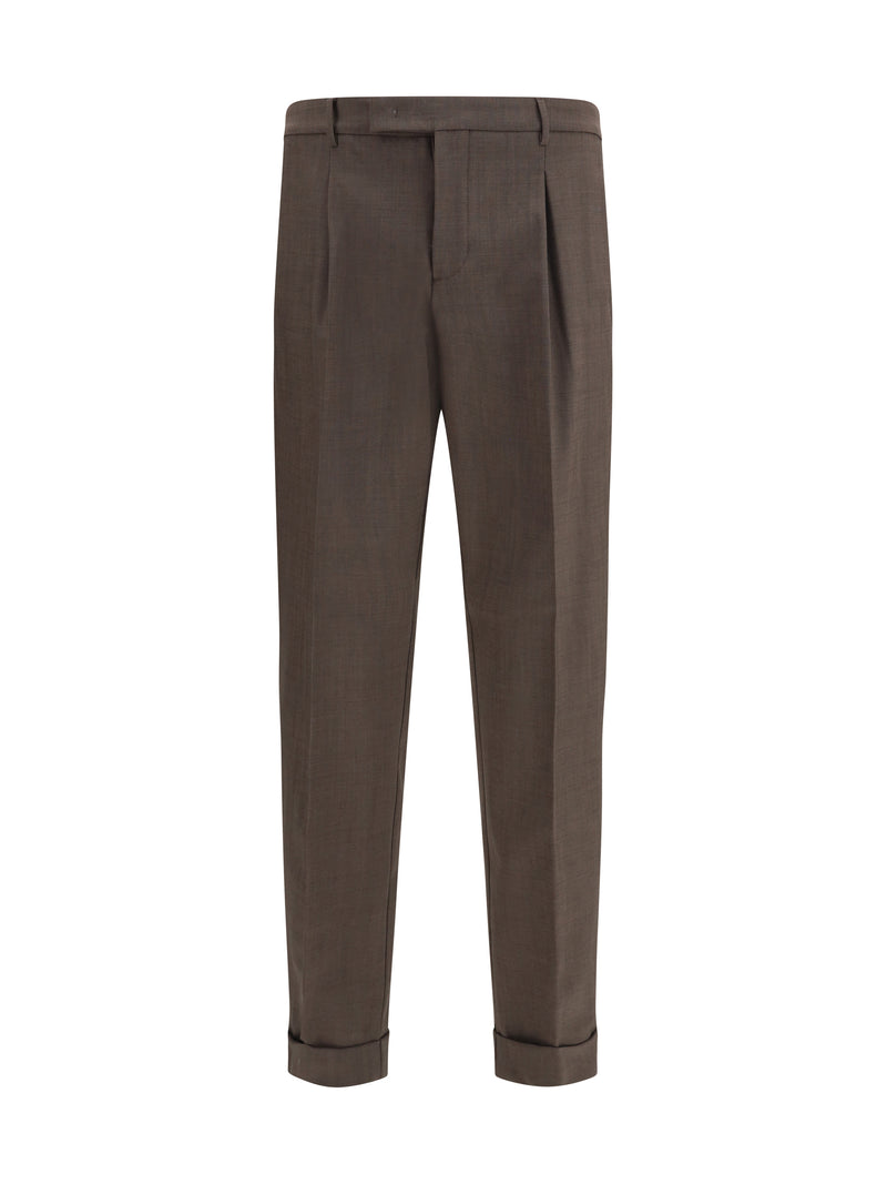 Cruna Cruna Carrot Fit Single Pleat Pants Moro - World Class Fashion